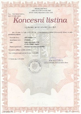 Koncesní listina