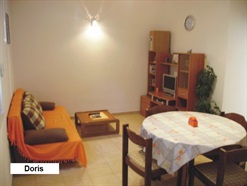 Apartmány Doris - obývací část