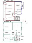 Apartmány Ivica - schéma ubytování