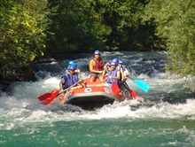 Rafting na řece Cetině